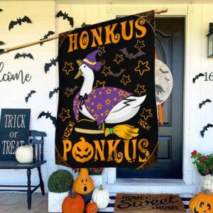 Halloween Honkus Ponkus Witch Duck Flag MLN1831F