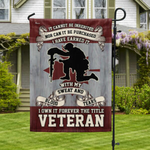 Remembrance Day Canadian Veterans It Cannot Be Inherited Forever The Title Veteran Memorial Flag MLN1972F