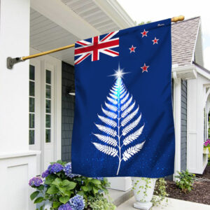 New Zealand Silver Fern Christmas Tree Flag MLN2022F