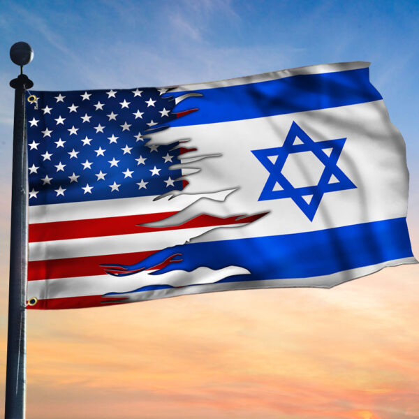 Israel and American Grommet Flag MLN2003GF