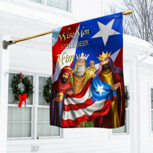Three Kings Three Wise Men Puerto Rico Flag Wise Men Still Seek Him MLN2018F