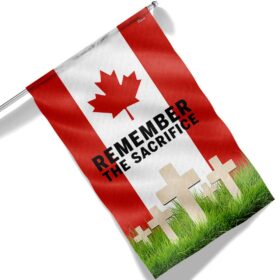 Canada Remembrance Day Flag Remember The Sacrifice TQN1885F