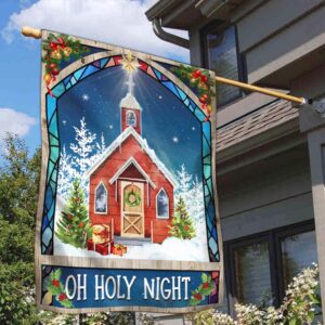 Christmas Church Oh Holy Night Flag TQN1894F
