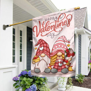 FLAGWIX  Happy Valentine's Day Gnome Couple Flag TQN2325F