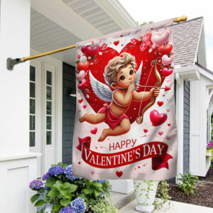 FLAGWIX  Cupid Valentine's Day Flag TQN2328F