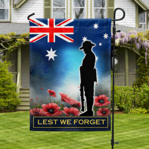 Australian Veteran Lest We Forget Honor Australian Veterans Flag MLN2356F