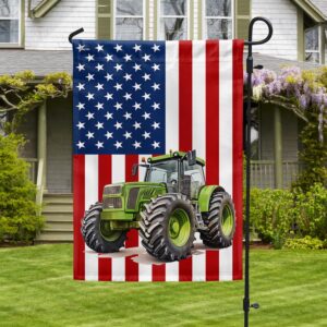 FLAGWIX  Tractor Farmer American Flag MLN2279F