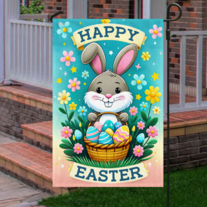 Happy Easter Bunny Flag MLN2433F