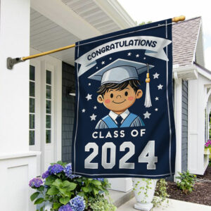 Graduation Class Of 2024 Congratulations Men Flag TQN2533F