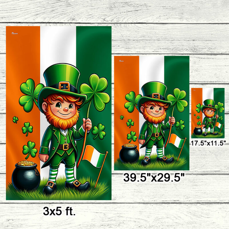 Saint Patrick’s Day Leprechaun Flag MLN2434F