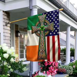 Irish Celtic Knot Cross St. Patrick's Day Flag MLN2500F