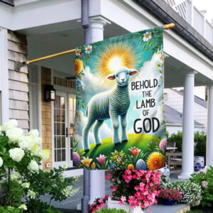 Lamb Easter Day Behold The Lamb of God Flag MLN2505F