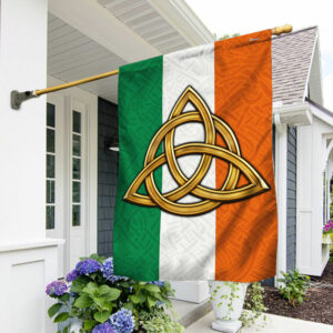 Irish Celtic Trinity Knot St. Patrick's Day Irish Flag MLN2517F