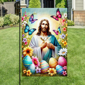 FLAGWIX  Jesus Christ Easter Day Egg Flag MLN2415F