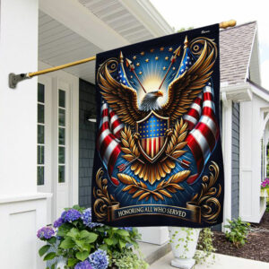 FLAGWIX  Patriot Eagle Veteran Day Honoring All Who Served Flag MLN2476F