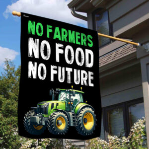 FLAGWIX  No Farmers No Food No Future Tractor Flag TQN2579F