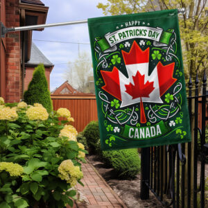 Irish Canadian St. Patrick's Day Flag TQN2559F