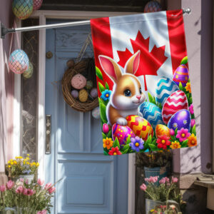 Happy Easter Canadian Flag TQN2558F