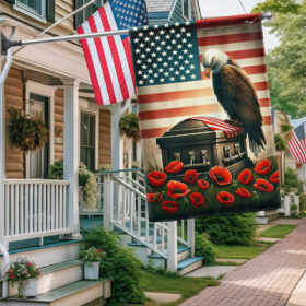 FLAGWIX  Memorial Day Flag Remembrance American Eagle Honoring All Who Served TQN2570F