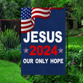 FLAGWIX Jesus 2024 Our Only Hope Christian American Flag MLN2655F
