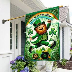 FLAGWIX  Leprechaun St. Patrick's Day Luck Of The Irish Flag MLN2618F