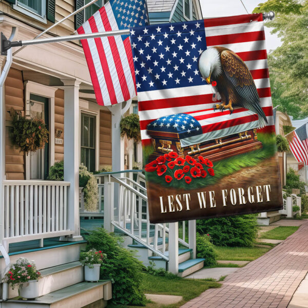 Lest We Forget Memorial Day American Flag TPT1591F