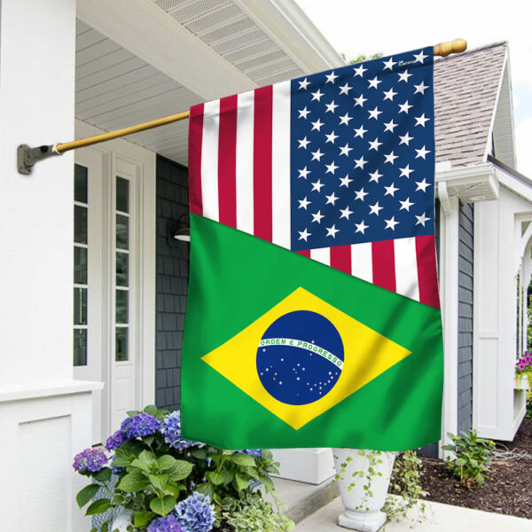 FLAGWIX  Brazilian American Flag TQN2557F