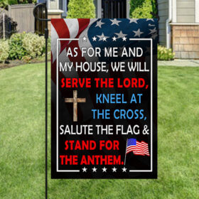 FLAGWIX Patriotic Flag As For Me And My House We Will Serve The Lord Flag MLN2690F