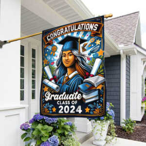 FLAGWIX Congratulations Graduate Class of 2024 Flag MLN2770F