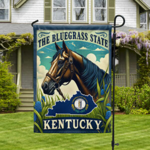 FLAGWIX Kentucky The Bluegrass State Horse Flag TQN2737F