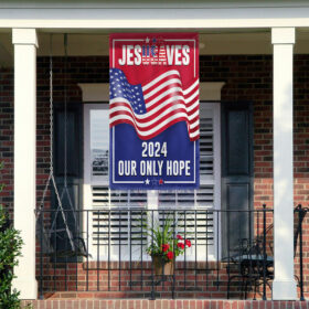 FLAGWIX Jesus 2024 Our Only Hope Flag MLN2742F