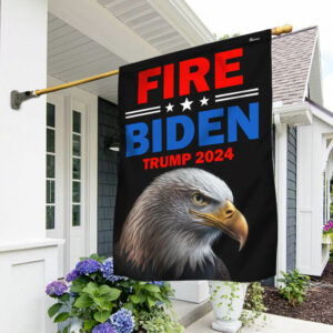 FLAGWIX Fire Biden Trump 2024 Flag TQN2836F