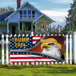 Trump 2024 Make America Great Again Fence Banner TQN2693FB
