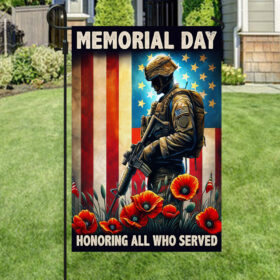 FLAGWIX Memorial Day Honoring All Who Served Veteran Flag MLN2752F