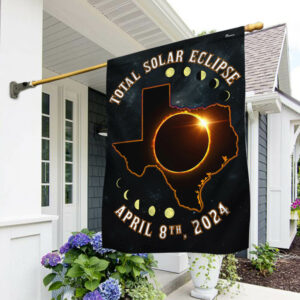 FLAGWIX Texas Total Solar Eclipse April 8th 2024 Flag TQN2685F