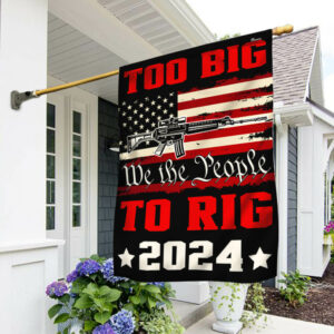 FLAGWIX Trump 2024 Flag Too Big To Rig We The People Flag TQN2684F