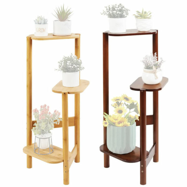 FLAGWIX 3 Tier Tall Bamboo Plant Stand Holder
