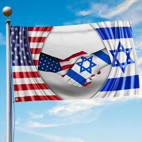 Israel America Israeli American Grommet Flag TQN2946GF