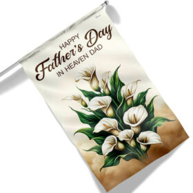 FLAGWIX Happy Father's Day In Heaven Dad Flag TQN2858F