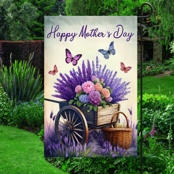 FLAGWIX Happy Mother's Day Floral Mom Flower Flag TQN2905F