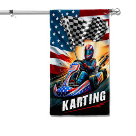 FLAGWIX Kart Racing American Flag MLN2885F