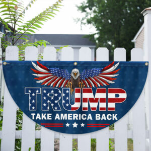 Trump Take America Back Non-Pleated Fan Flag TQN2939FL