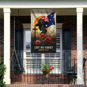 FLAGWIX Anzac Day Australia Lest We Forget Flag TQN2854F