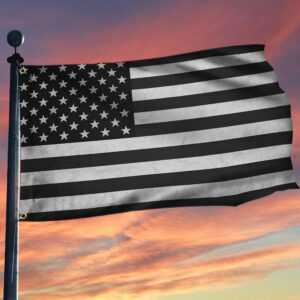 Black And White American Flag TPT1733GF