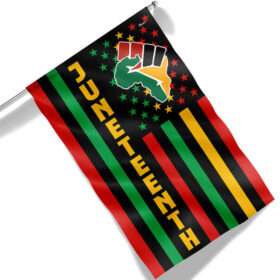FLAGWIX Juneteenth African Fist American Flag MLN2853F