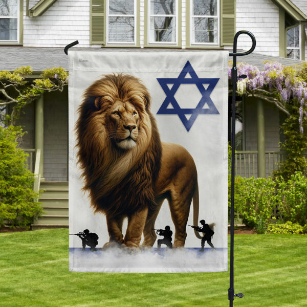 Israel Lion Of Judah Star Of David Flag TQN2944F