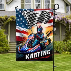 FLAGWIX Kart Racing American Flag MLN2885F