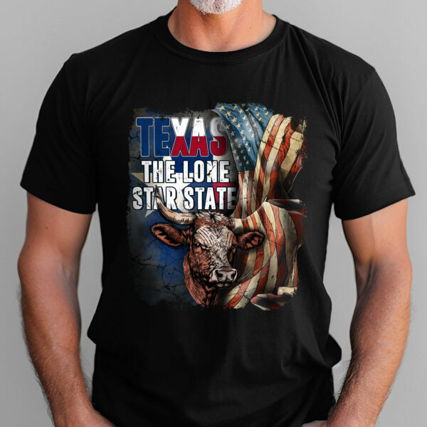 4th of July, Texas Patriot America, Texas The Lone Star State T- shirt HTT98HVN