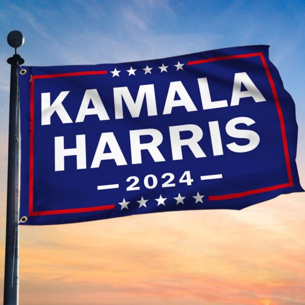 Kamala Harris 2024 Political Grommet Flag MLN3682GF