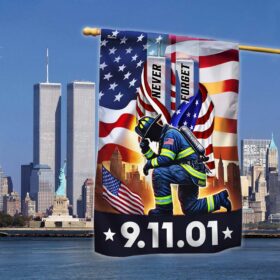 Never Forget September 11 Patriot Day 911 Flag MLN3412F